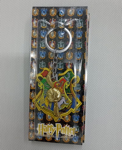 Snitch dorada 02 Llavero Antiestrés Metálico Tipo Spinner Harry Potter