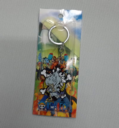 Luffy 05 Llavero Antiestrés Metálico Tipo Spinner One Piece