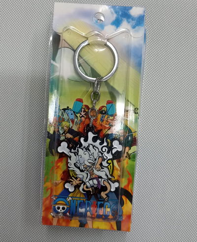 Luffy 08 Llavero Antiestrés Metálico Tipo Spinner One Piece