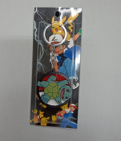 Squirtle 01 Llavero Antiestrés Metálico Tipo Spinner Pokemon