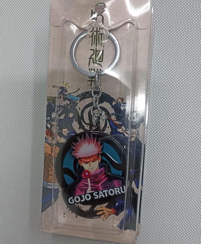 Satoru Gojo 01 Llavero Antiestrés Metálico Tipo Spinner Jujutsu Kaisen