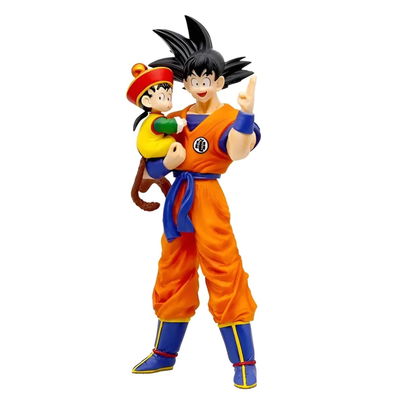 Goku y Gohan kid 30cm Figura Dragon Ball con caja
