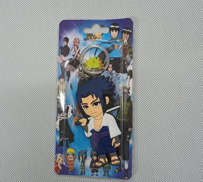 Sasuke Uchiha Llavero de goma Plano Naruto 01