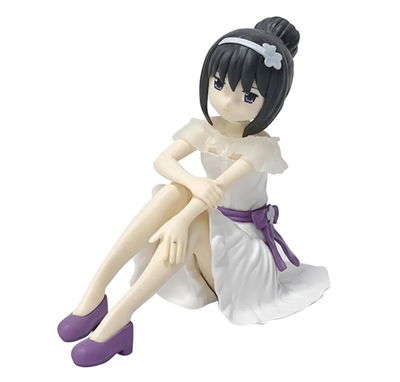 Homura Akemi sentada 11,5cm Figura Puella Magi Madoka Magica con caja
