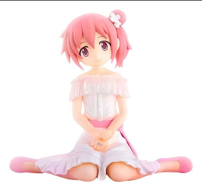 Madoka Kaname sentada 11,5cm Figura Puella Magi Madoka Magica con caja
