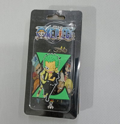 Zoro Llavero de goma Plano One Piece