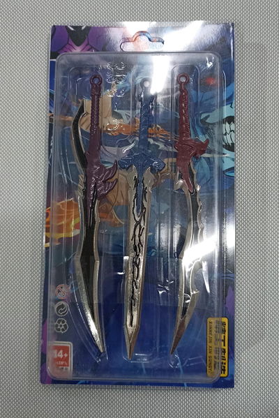 Accesorios Dijes Armas Solo Leveling set 12cm