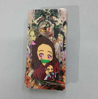 Nezuko kamado Llavero de goma Plano Demon Slayer - Kimetsu no Yaiba 01
