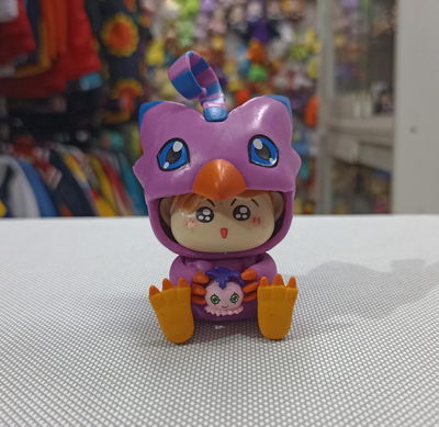 Niño Chibi disfraz de Biyomon cosplay Gashapon Figura 5/7cm Digimon