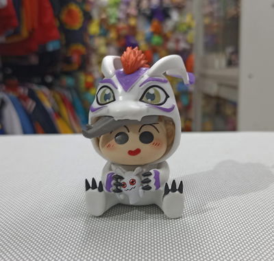 Niño Chibi disfraz de Gomamon cosplay Gashapon Figura 5/7cm Digimon