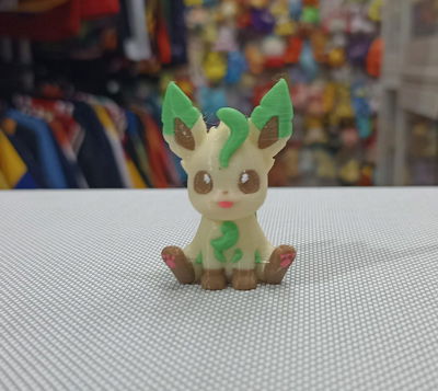 Leafeon Pokemon impresión 3D - 3cm aprox