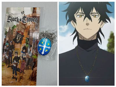 Colgante collar Plateado Yuno de Black Clover