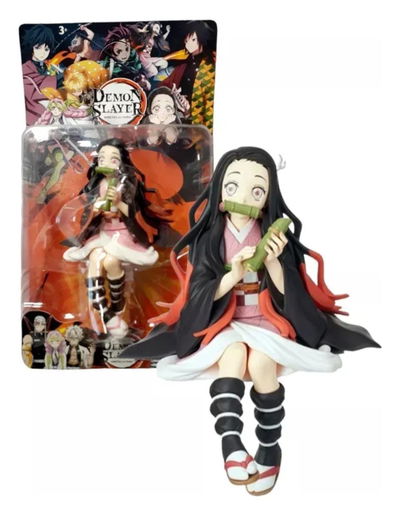 Nezuko Kamado sentada Figura Kimetsu no Yaiba - Demon Slayer - Blister