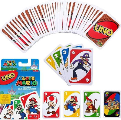 Juego de Cartas UNO de Super Mario