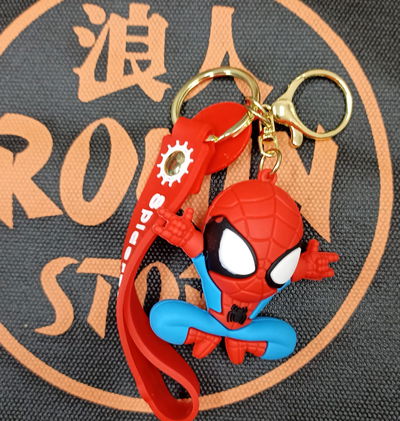 Spiderman 14 Llavero de Goma Personaje Marvel