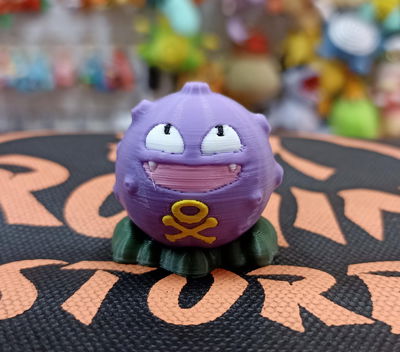 Koffing Pokemon impresión 3D - 3cm aprox