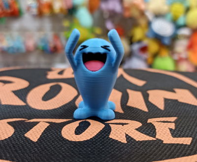 Wobbuffet Pokemon impresión 3D - 3cm aprox
