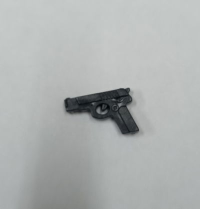 Arma de Fuego Revolver 1cm Genérico Color Negro - Accesorios de Figura 231