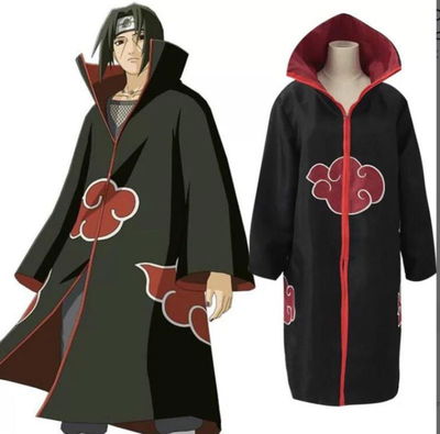 Itachi Capa Akatsuki cuello alto - ideal cosplay - Naruto 