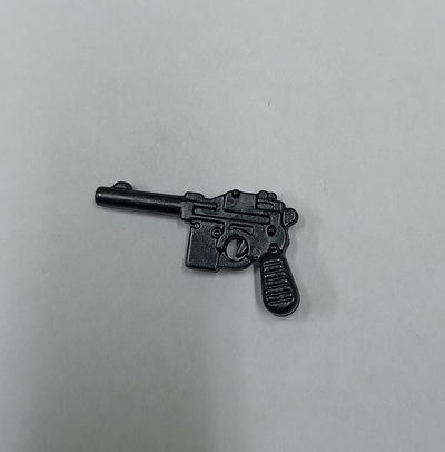 Arma de Fuego Revolver 1cm Genérico Color Negro - Accesorios de Figura 229