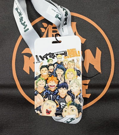 Haikyuu 02 Porta Sube - Porta Tarjeta con relieve y correa 