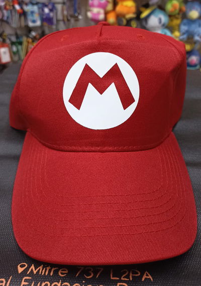 Gorra Mario Bros Roja