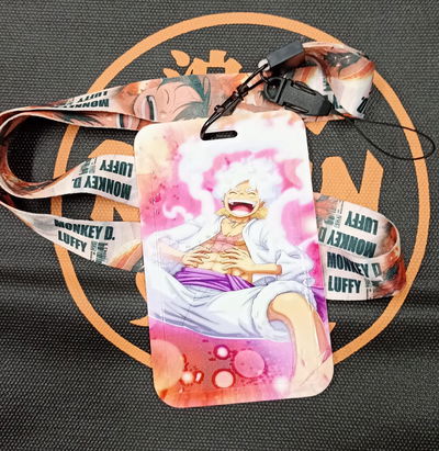 Luffy 07 Porta Sube One Piece - Porta Tarjeta con relieve y correa 