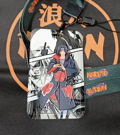 Itachi 01 Porta Sube Naruto - Porta Tarjeta con relieve y correa 