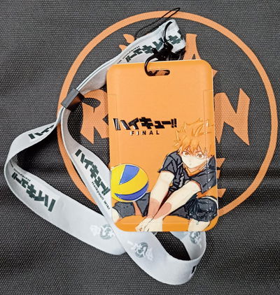 Haikyuu 01 Porta Sube - Porta Tarjeta con relieve y correa 