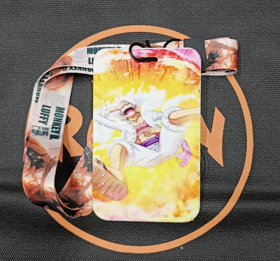 Luffy 08 Porta Sube One Piece - Porta Tarjeta con relieve y correa 