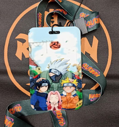 Equipo 7 01 Porta Sube Naruto - Porta Tarjeta con relieve y correa 