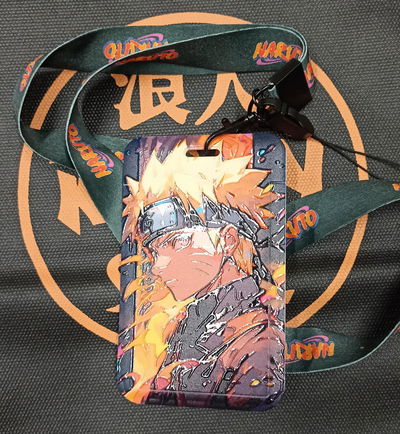 Naruto 01 Porta Sube Naruto - Porta Tarjeta con relieve y correa 