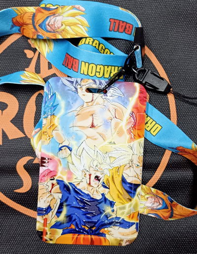 Goku 03 Porta Sube Dragon Ball - Porta Tarjeta con relieve y correa 