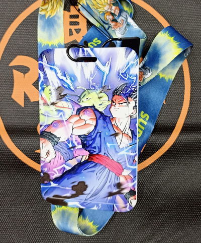 Gohan 03 Porta Sube Dragon Ball - Porta Tarjeta con relieve y correa 
