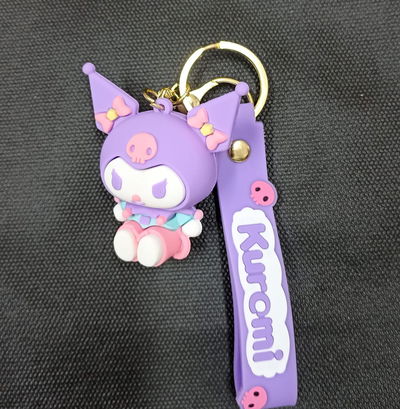 Kuromi 14 Llavero de Goma Personaje de Sanrio