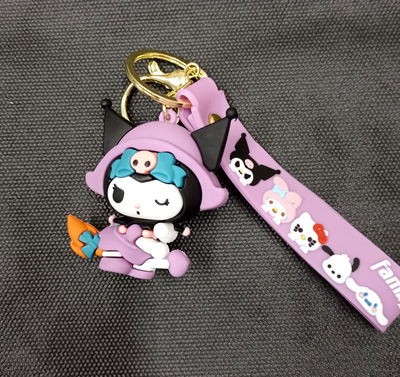 Kuromi 15 Llavero de Goma Personaje de Sanrio
