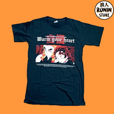 Remera tanjiro y Rengoku Demon slayer - Kimetsu no Yaiba
