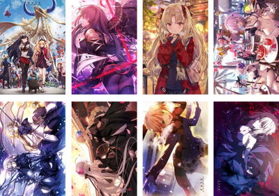 Pack 8 poster de Anime Fate Stay Night - 29x42cm - A3 - Código P030