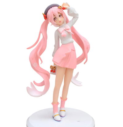 Sakura Hatsune Miku 01 Figura Vocaloid 20cm aprox Sin Caja