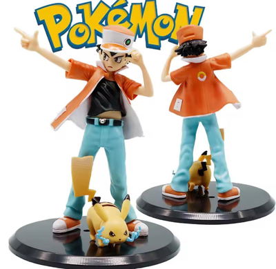 Ash y pikachu 14cm Figura Pokemon sin caja