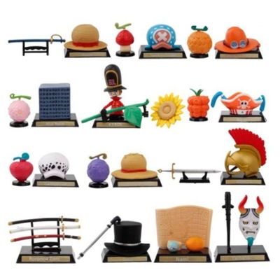 set completo 13 gashapones 3-5cm Figura One Piece sin caja