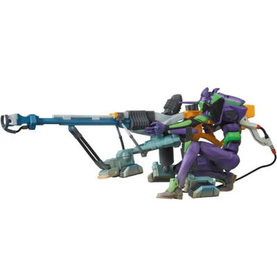 Eva 01 con el arma Figura Evangelion