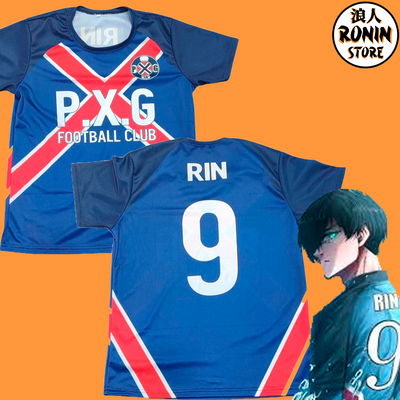 Rin Itoshi - Paris X Gen - PXG - Remera camiseta Blue Lock - Bluelock - Varios talles