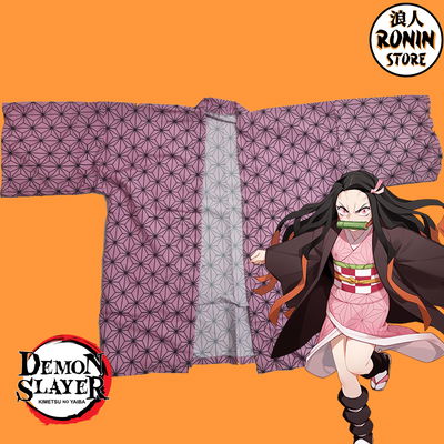Nezuko Haori / Kimono talle único Kimetsu no Yaiba - Demon Slayer