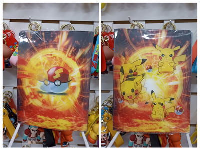Pikachu 03 Carpeta Álbum cartas Pokemon TCG simple p/144 cartas 