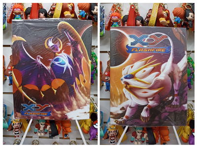 Carpeta Álbum cartas Pokemon TCG simple p/432 cartas Lunala y Solgaleo