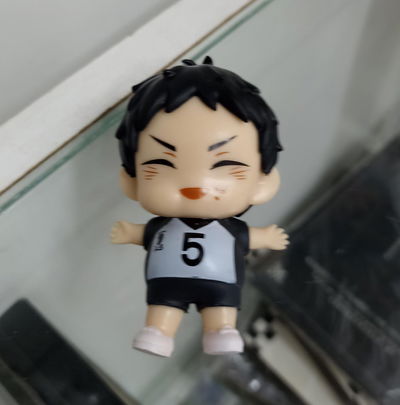 Keiji Akaashi Dormido Gashapon Figura Haikyuu