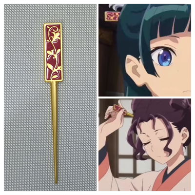 Horquilla de Shisui a Mao Mao de Kusuriya no Hitorigoto - Diarios de la boticaria - Maomao