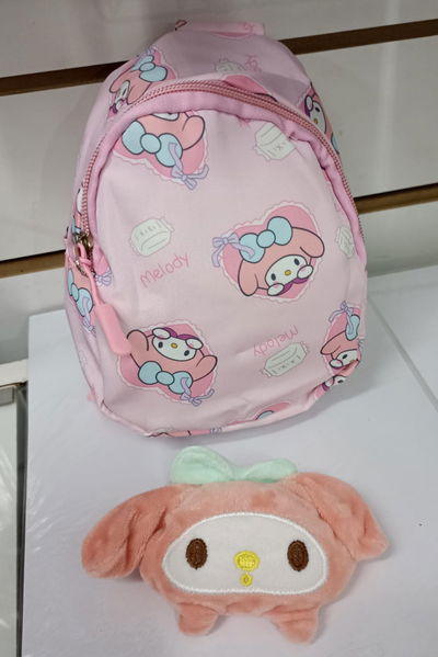 My Melody Cartera Bolso de Peluche Sanrio 07 - 16x18x12cm
