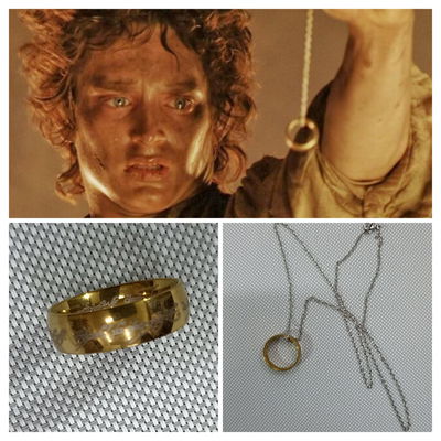 Anillo único Colgante - El Señor de los Anillos - TLOTR - Collar - Cosplay